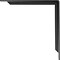 Ekena Millwork Stockport Steel Bracket, Hammered Silver 2"W x 18"D x 18"H BKTM02X18X18STHSV - alternate 3